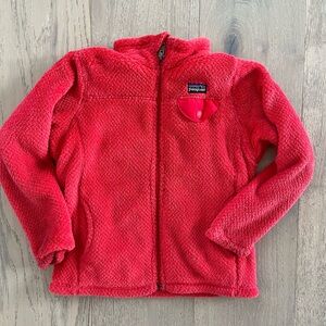 Patagonia Red Girls' Fleece size xs (5-6)